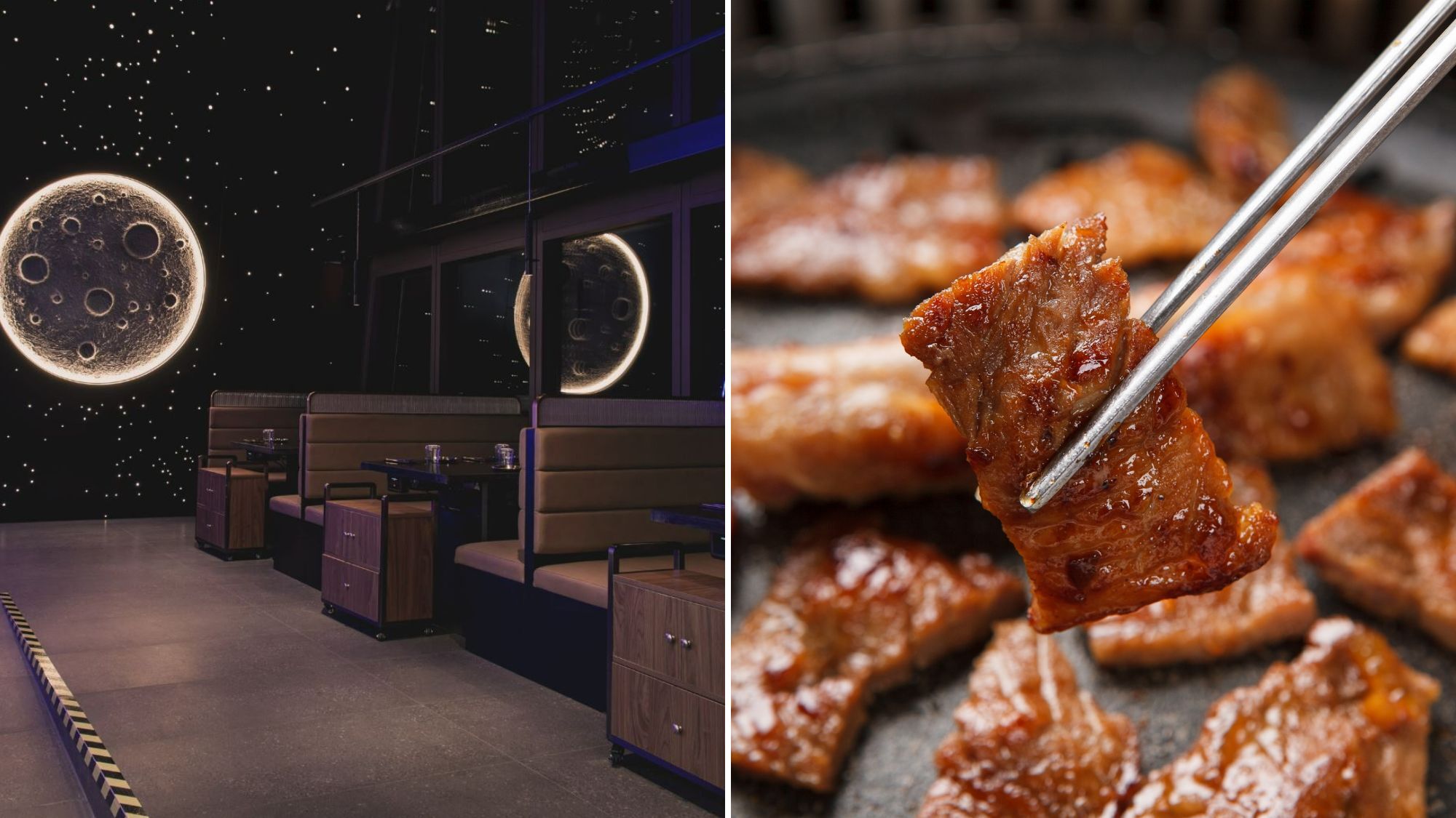 Un nouveau buffet coréen à volonté vient d'ouvrir dans un décor lunaire à Genève royal-sky-bbq-coreen-geneve