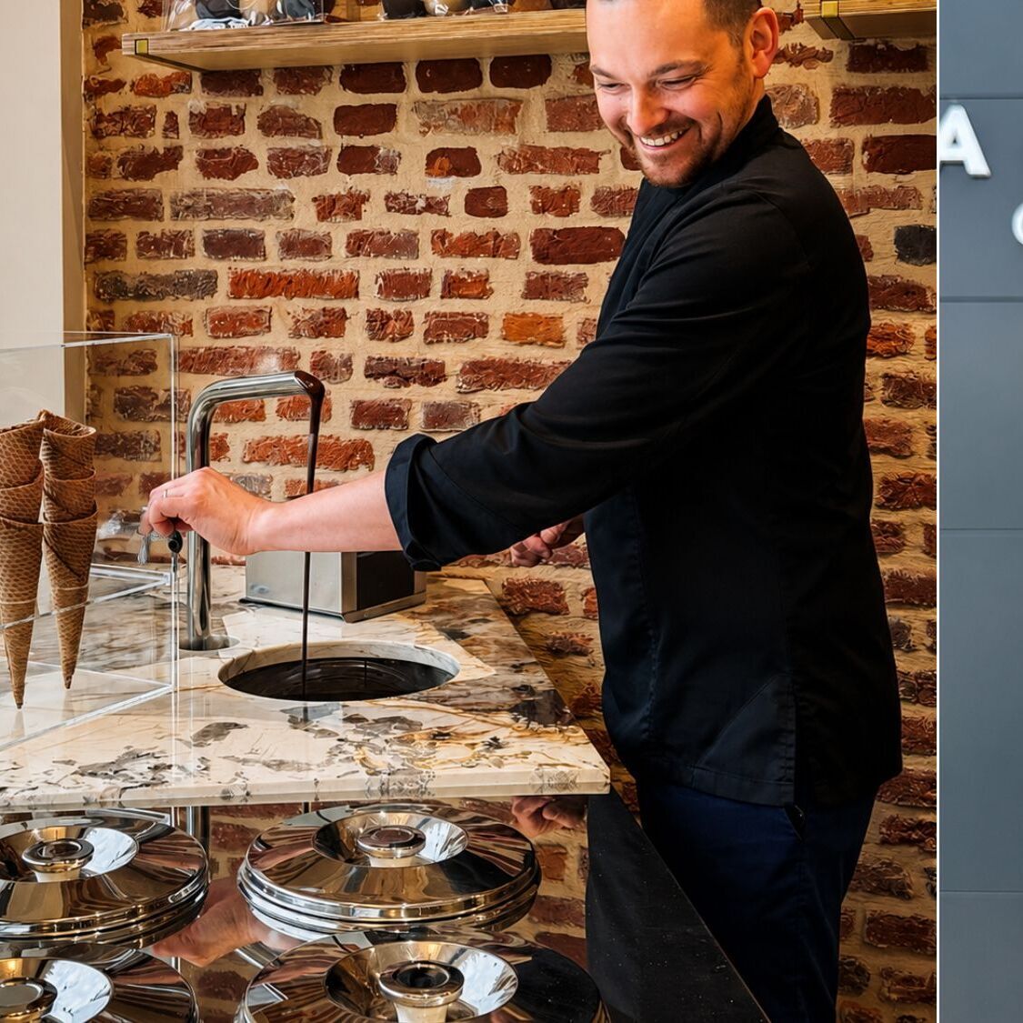À Lille, ce champion du monde de la pâtisserie ouvre enfin son comptoir glacé glacier-cones-glace-quentin-bailly