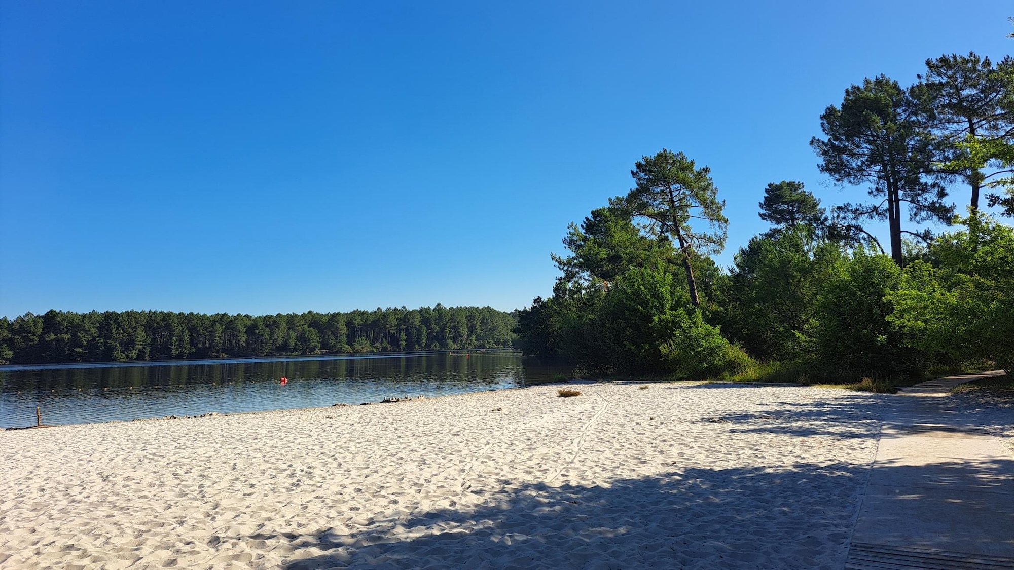 À 45 minutes de Bordeaux, ce domaine de 730 hectares avec 5 lacs donne des airs de Caraïbes à la Gironde hostens-domaine