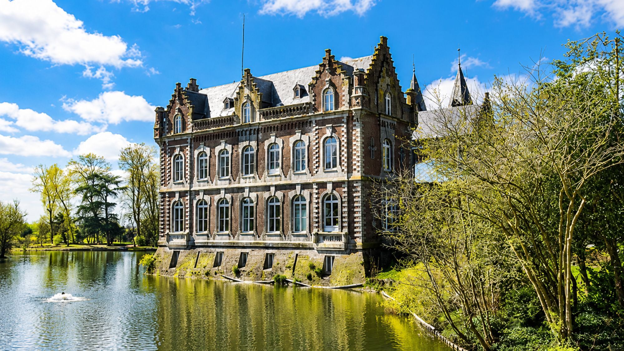 parc-chateau-lac-arbre