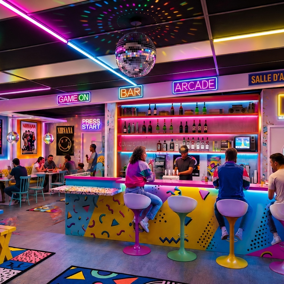 Un incroyable temple des années 90 va ouvrir à Lyon avec salle d’arcade, flippers et chambre d’ado rétro memore-club-temple-annees-90-lyon-salle-arcade-fli