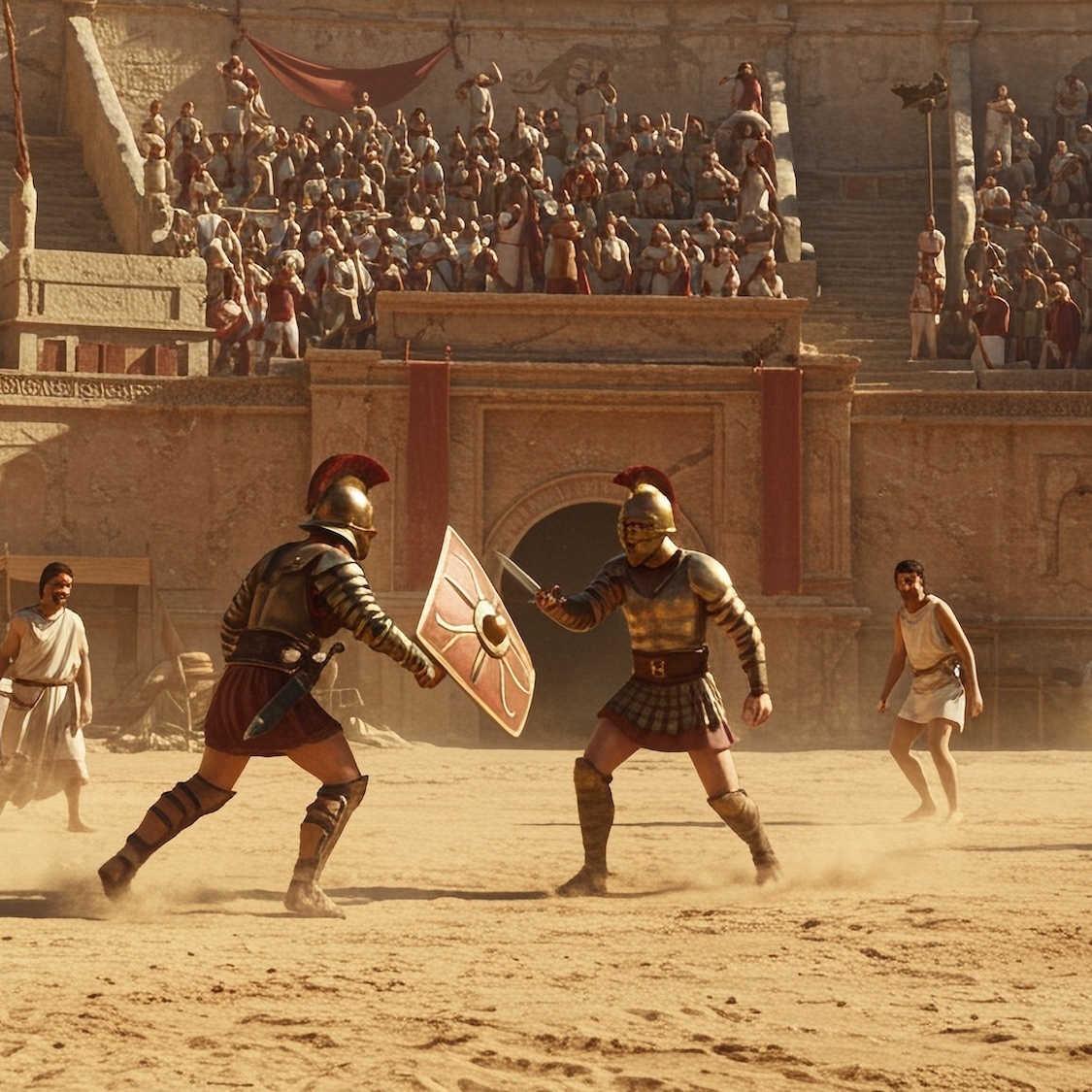 Lyon redevient Lugdunum : un spectacle géant et immersif de gladiateurs débarque cet été combat-gladiateurs-lyon