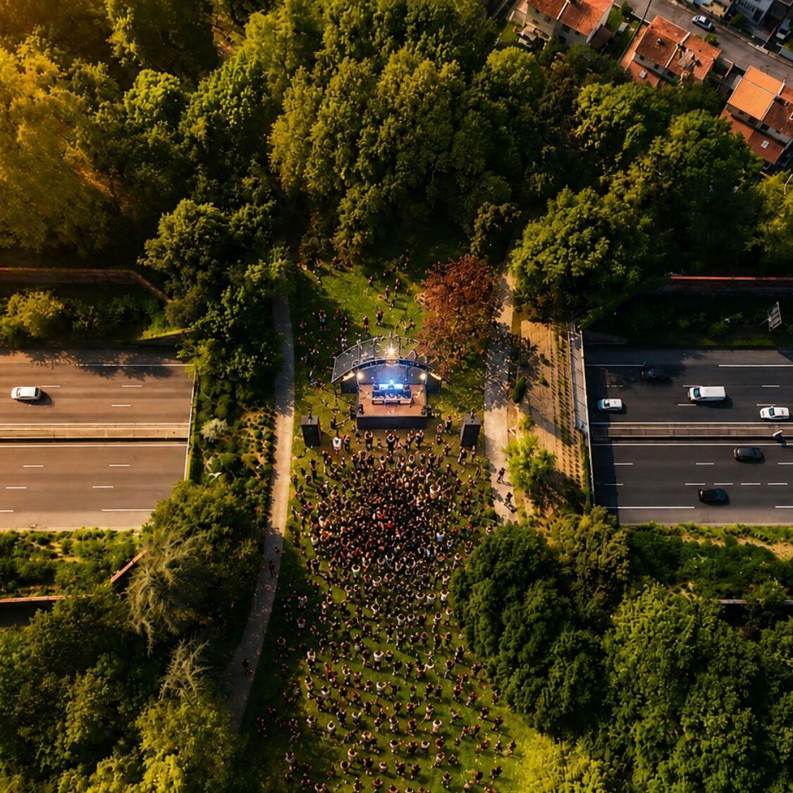 A free open-air event will get the people of Toulouse dancing above the ring road! open-air-gratuit-toulouse