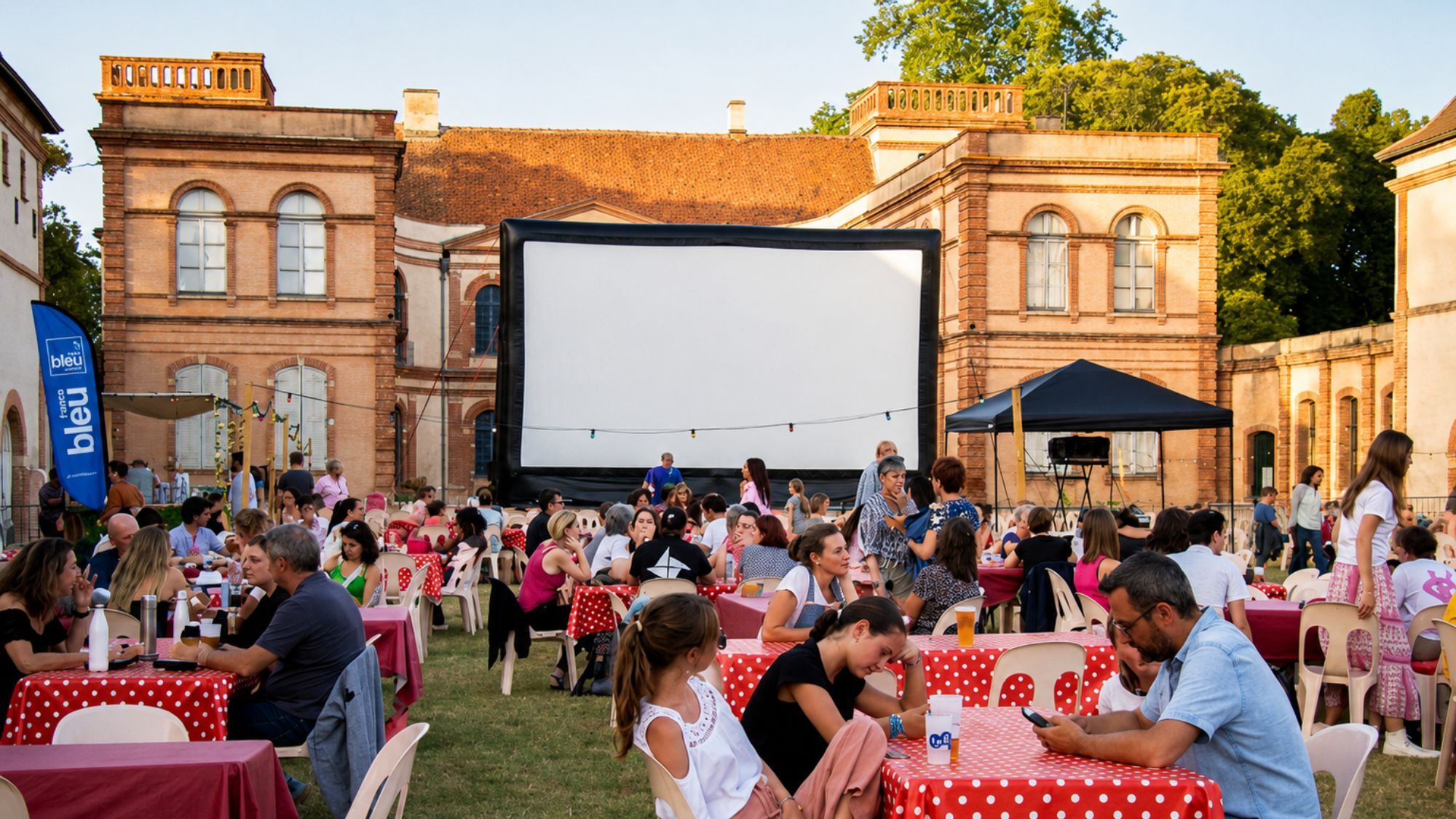 Un cinéma en plein air s'installe dans la cour d'un château tout près de Toulouse cet été les-toiles-du-chateau-toulouse-cinema