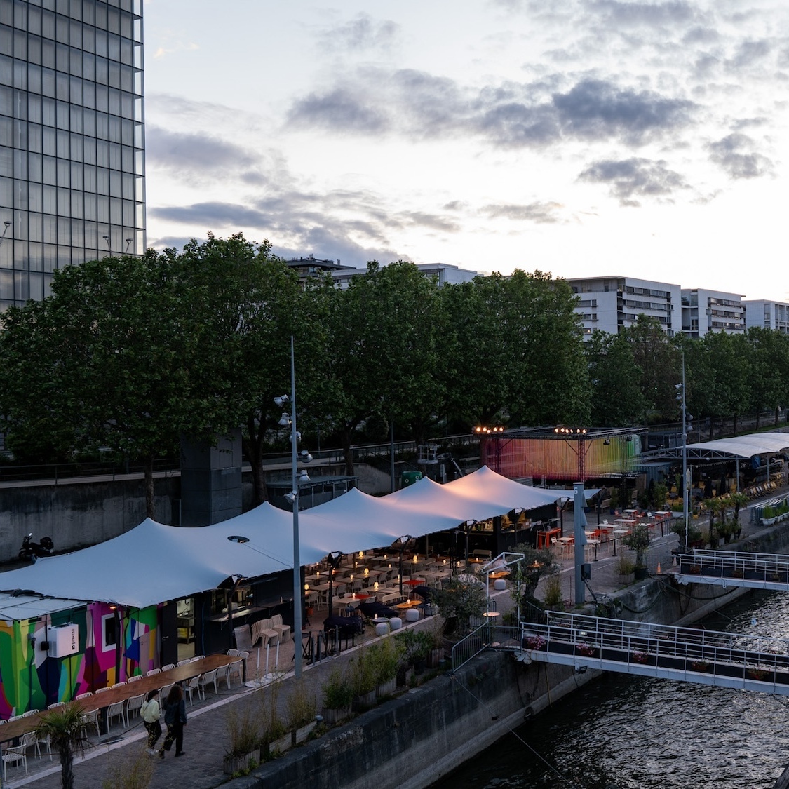 Cette terrasse éphémère entre table gastronomique et open-air rouvre dans le 13e platform-paris