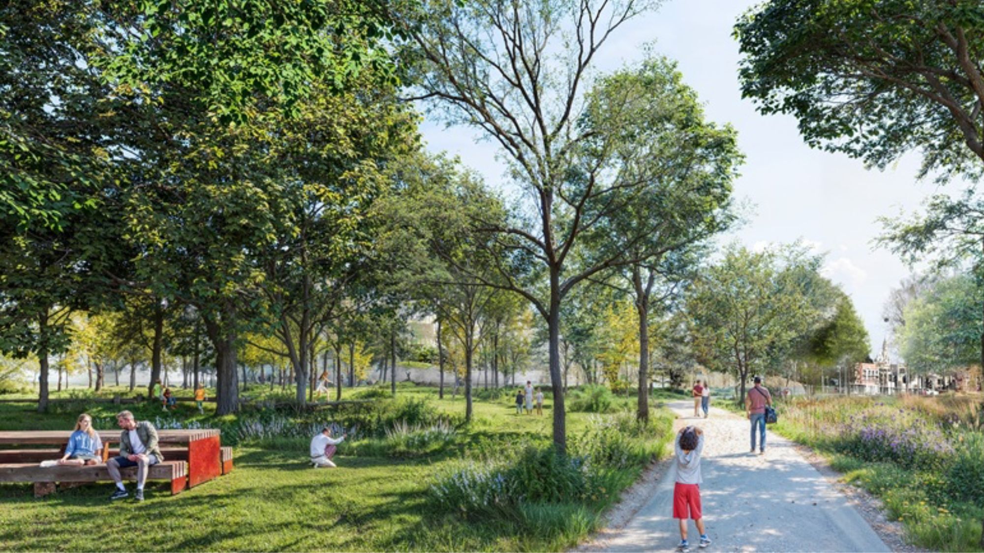 parc-arbres-gens-enfant