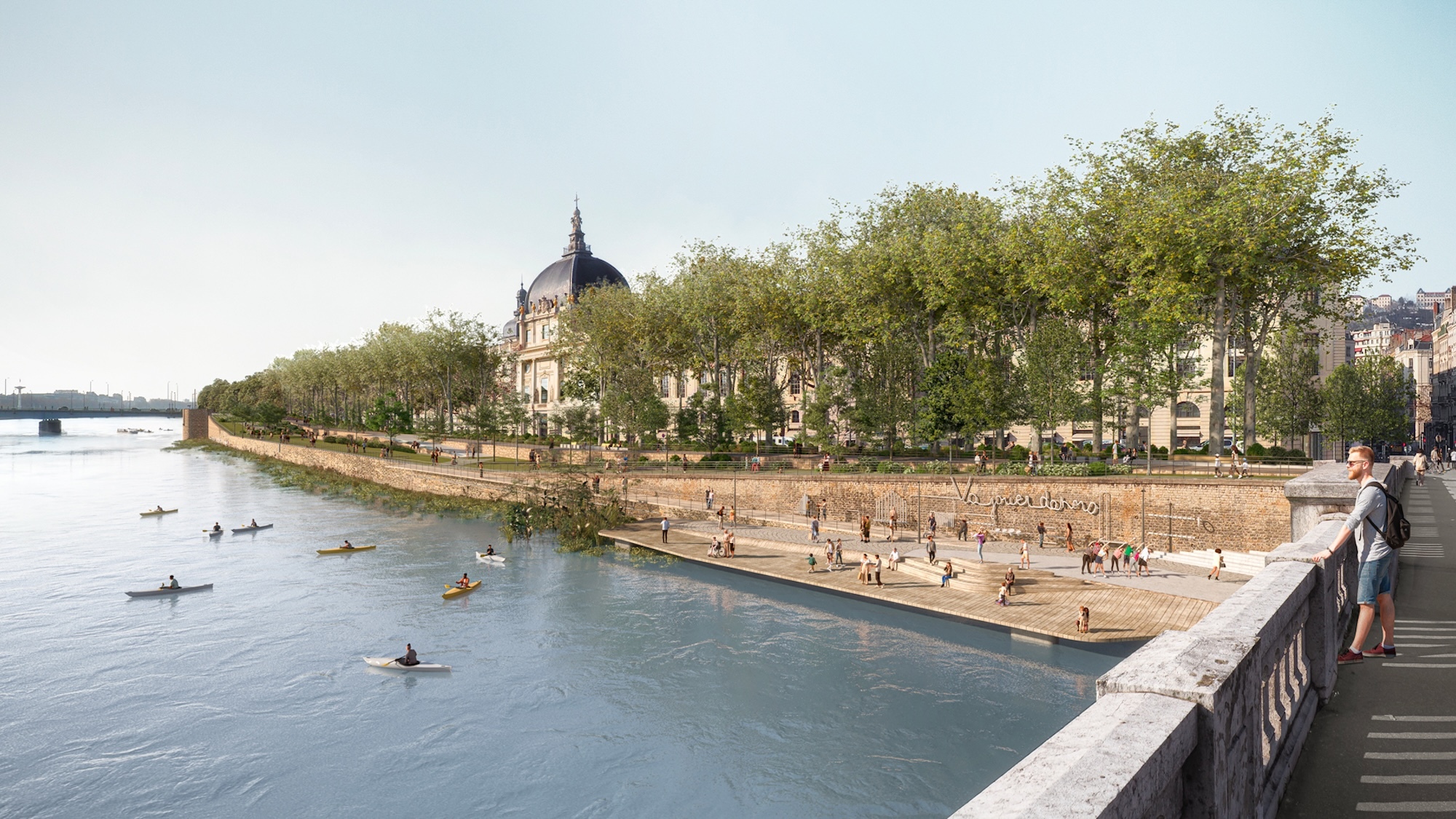 The Lyon Metropolis announces the suspension of work on this major city hall project projet-rive-droite-lyon-1