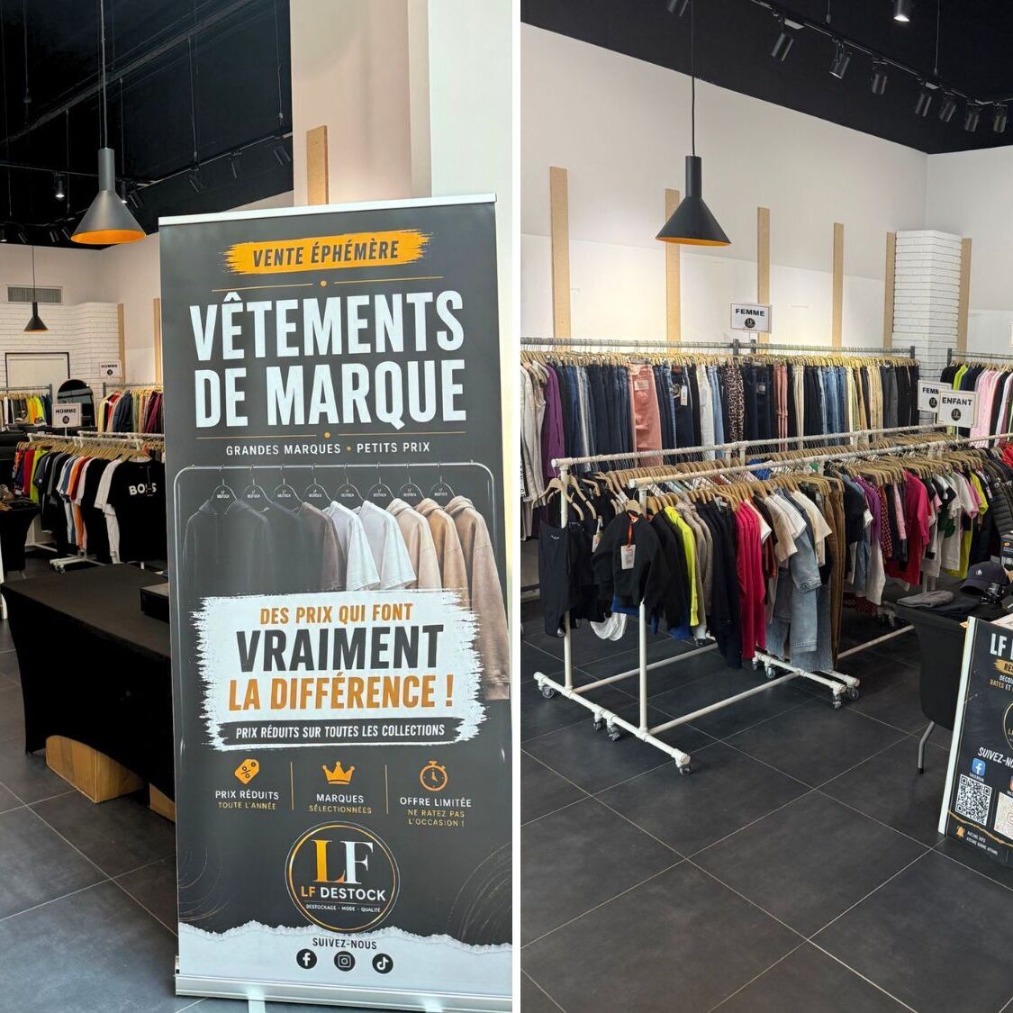 Une grande vente de vêtements de marque à prix cassés débarque à Nice jusqu'au 30 mai lf-destock-vente-ephemere-nice-lingostiere