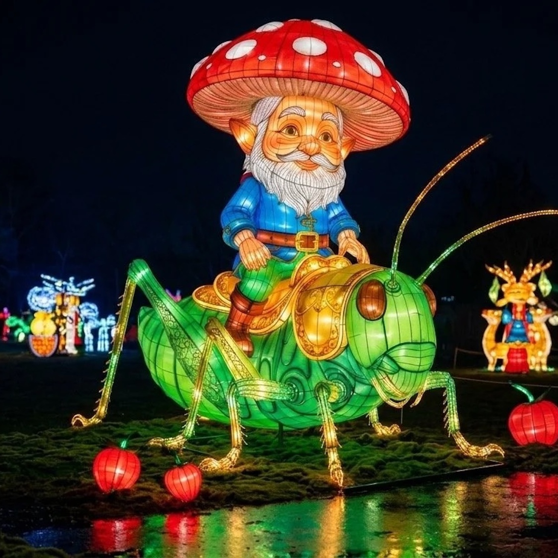 Un parcours de 1000 lanternes féériques va illuminer le Parc Floral dès novembre champignon-lanternes-odyssee-lumineuse-parc-floral