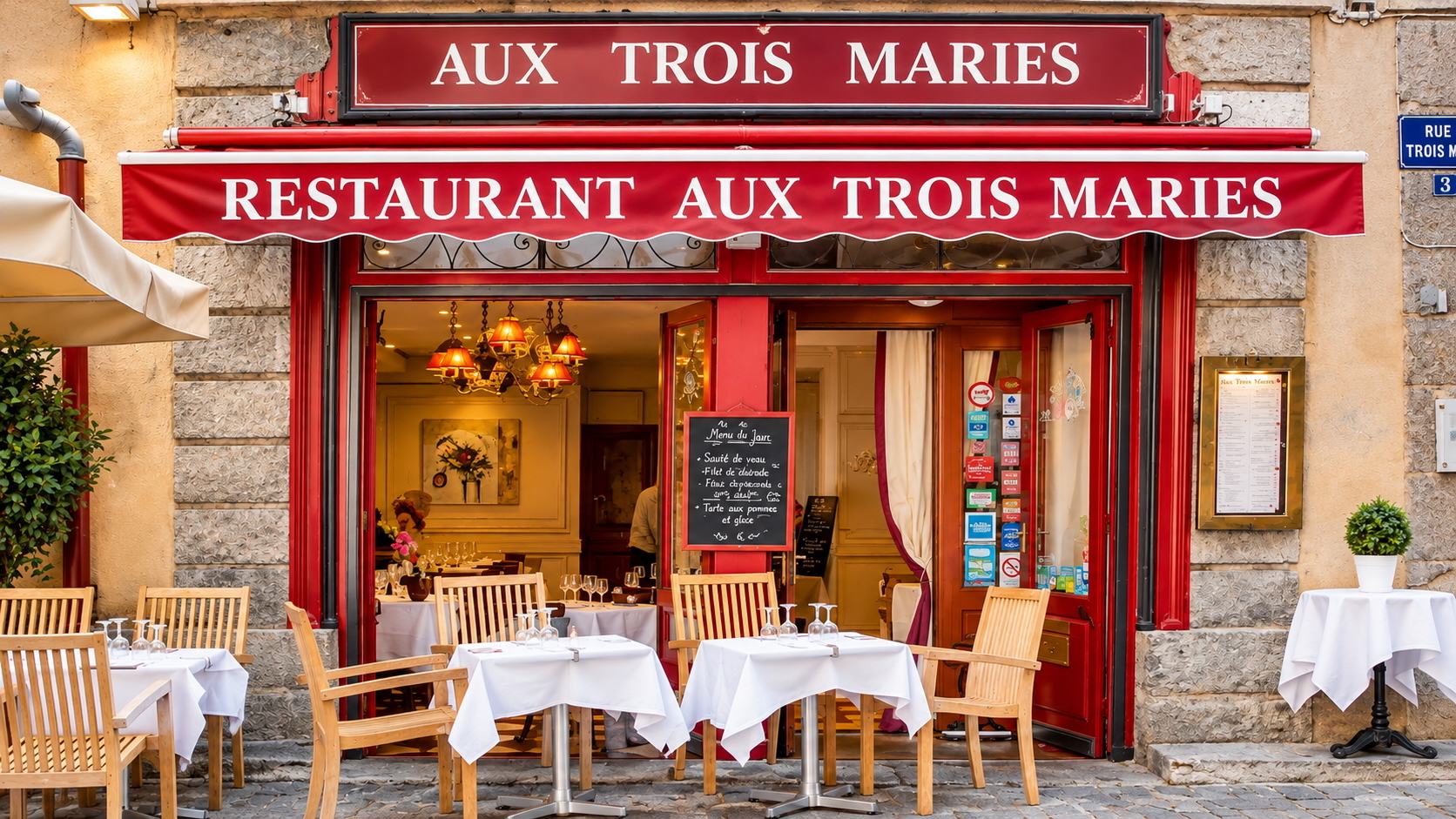 Ce bouchon lyonnais était le refuge de poètes résistants comme Louis Aragon et Paul Éluard trois-maries-bouchon-lyonnais-refuge-clandestin-po