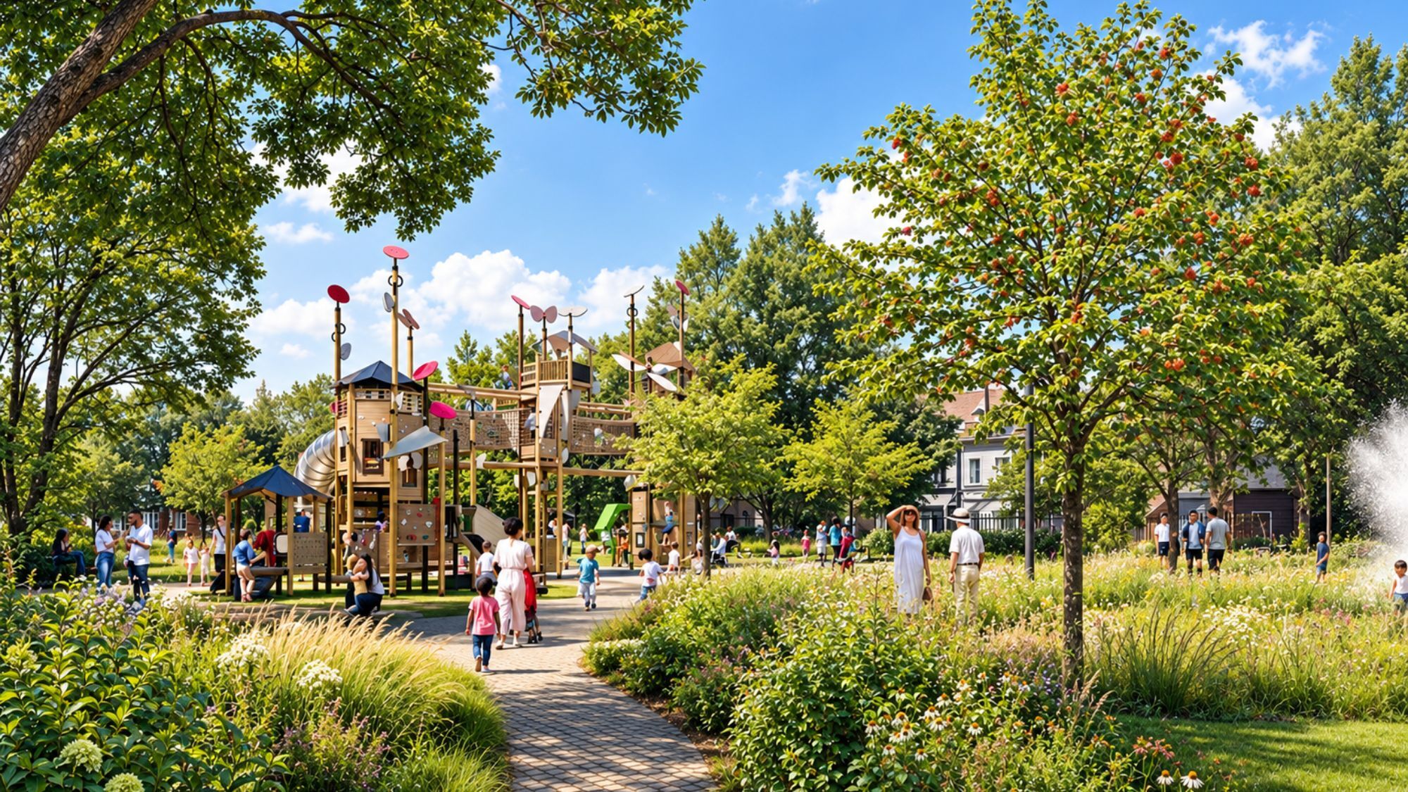 parc-arbres-enfants-jeux