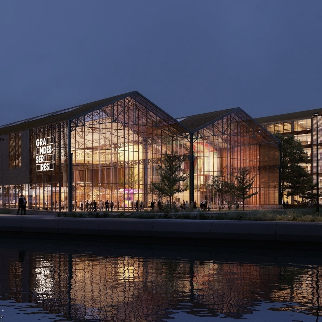 Pantin : une ancienne usine de 80 000 m² renait en food court et lieu culturel géant dès novembre grandes-serres-pantin-leclercq-associe-s