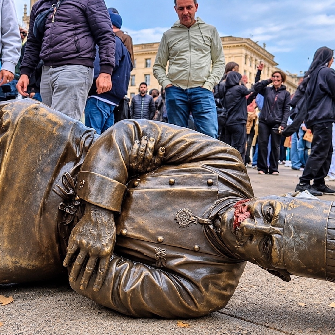 L'énorme coup de gueule du fils de Paul Bocuse contre les casseurs à Lyon statue-bocuse-lyon-vandalisee-17-octobre