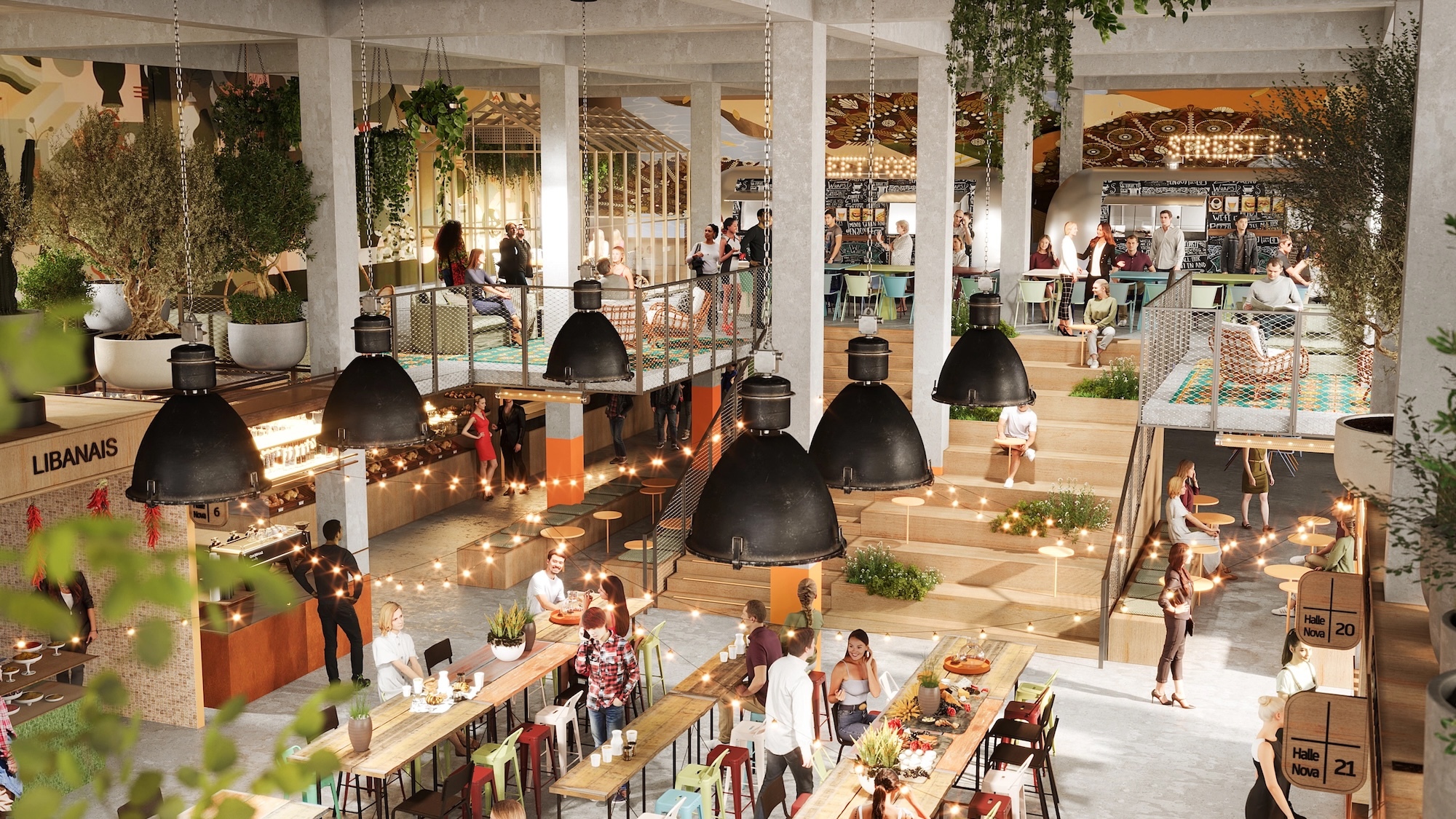 Une nouvelle halle gourmande géante de 5 000 m² va ouvrir ses portes à Montpellier halle-nova-market-geante-5000m-montpellier