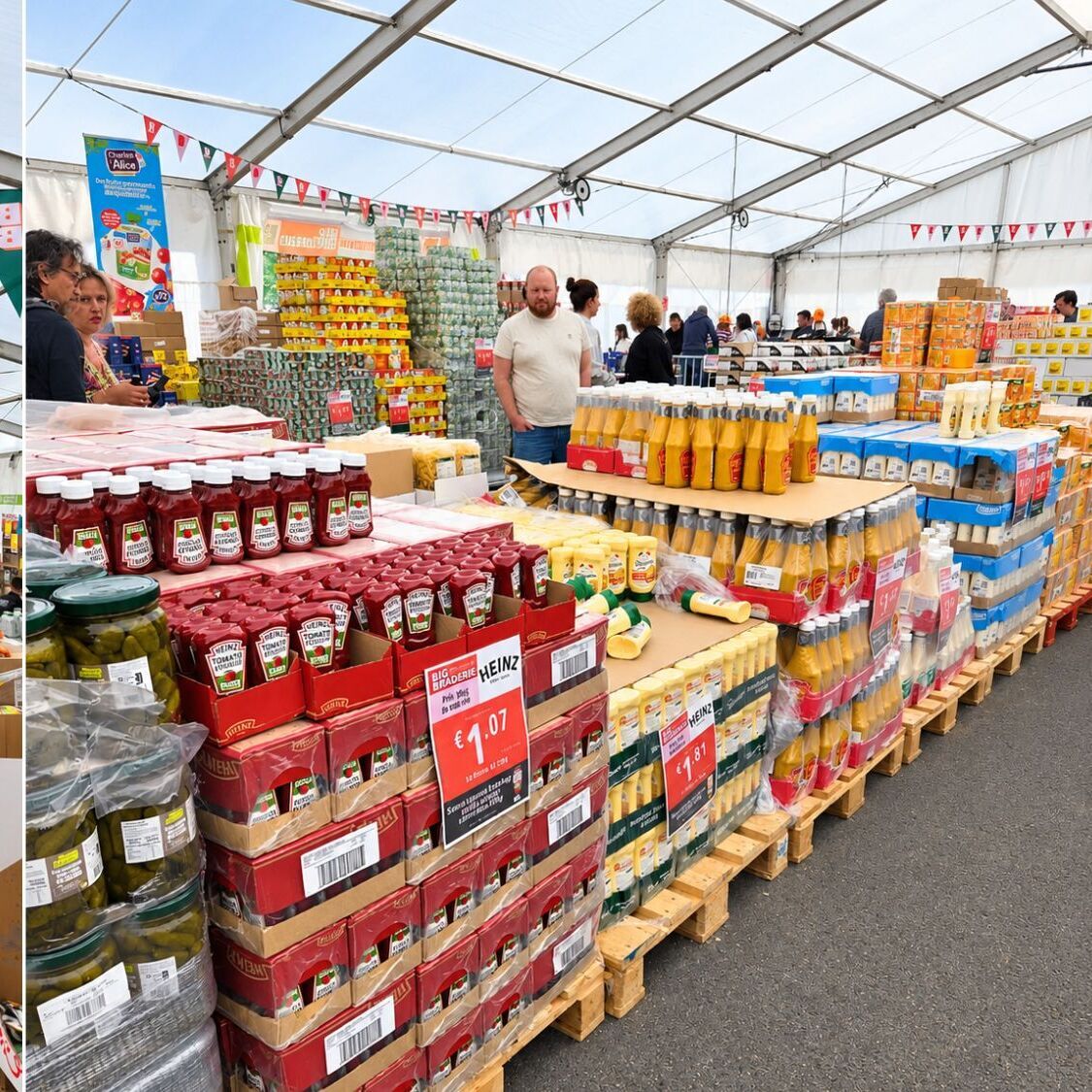 destockage-braderie-ketchup-chariots