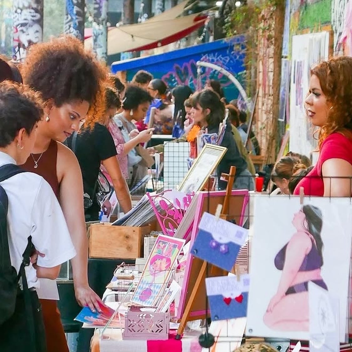 Chaud devant : un marché d’illustration érotique sur les rails de la Petite Ceinture marche-illustration-impertinente-hasard-ludique
