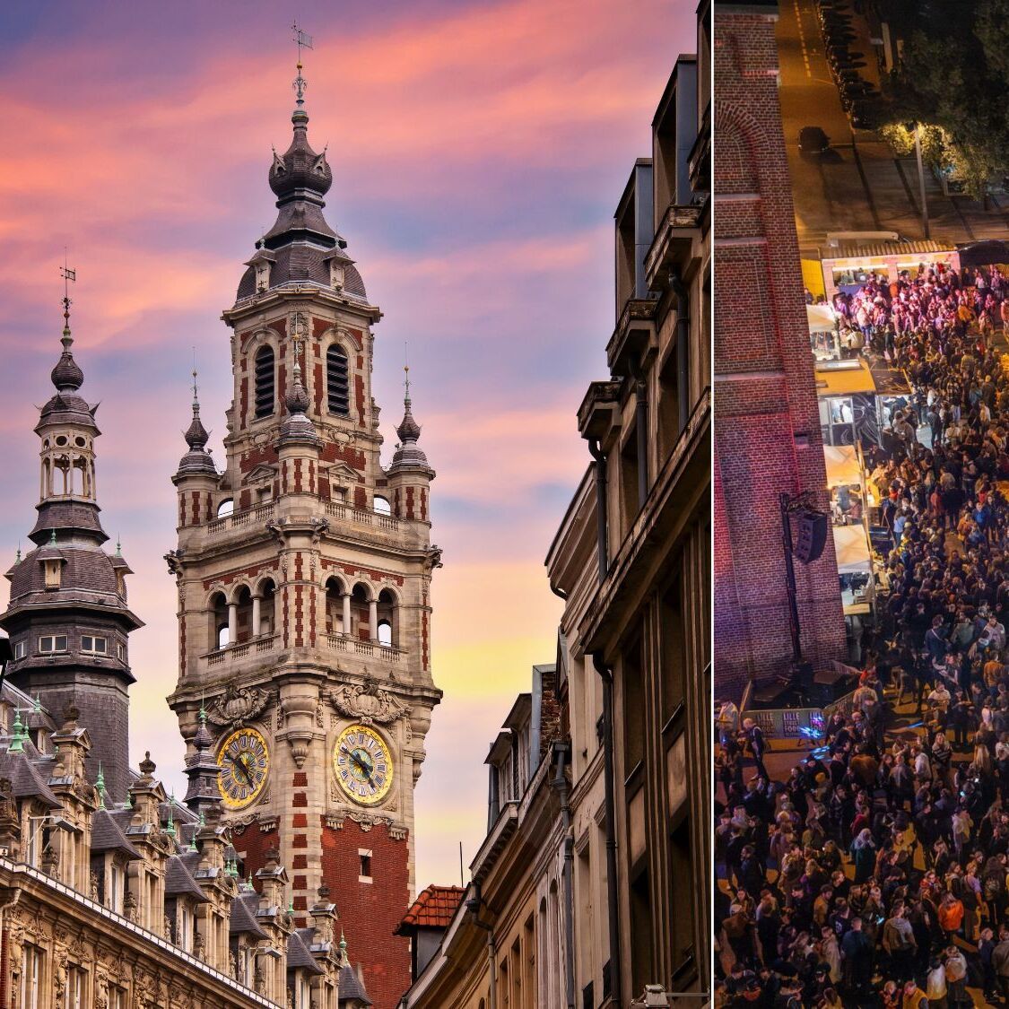 What to do in Lille this weekend? lille-beffroi-foule-ciel