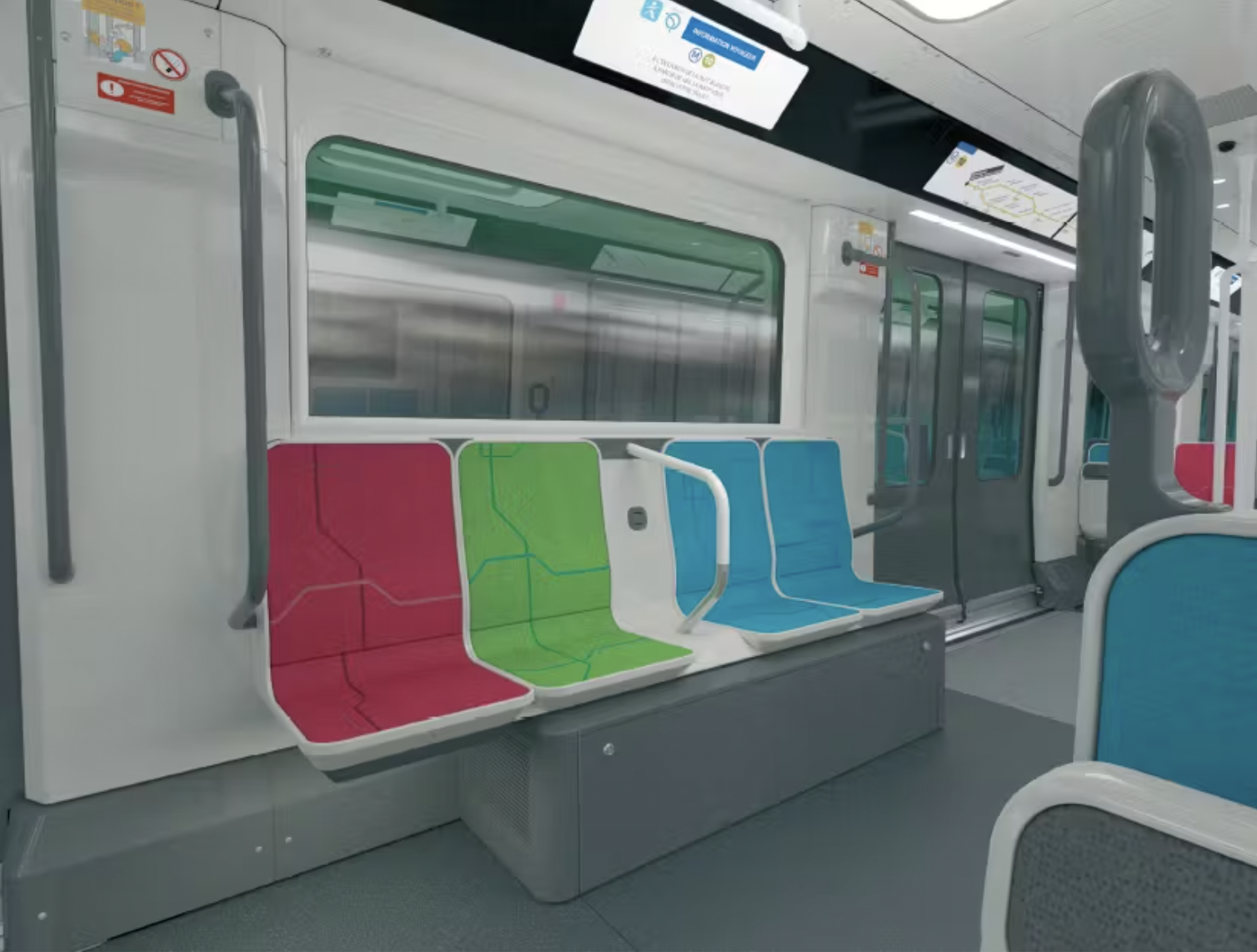 nouvelles rames metro le bonbon paris